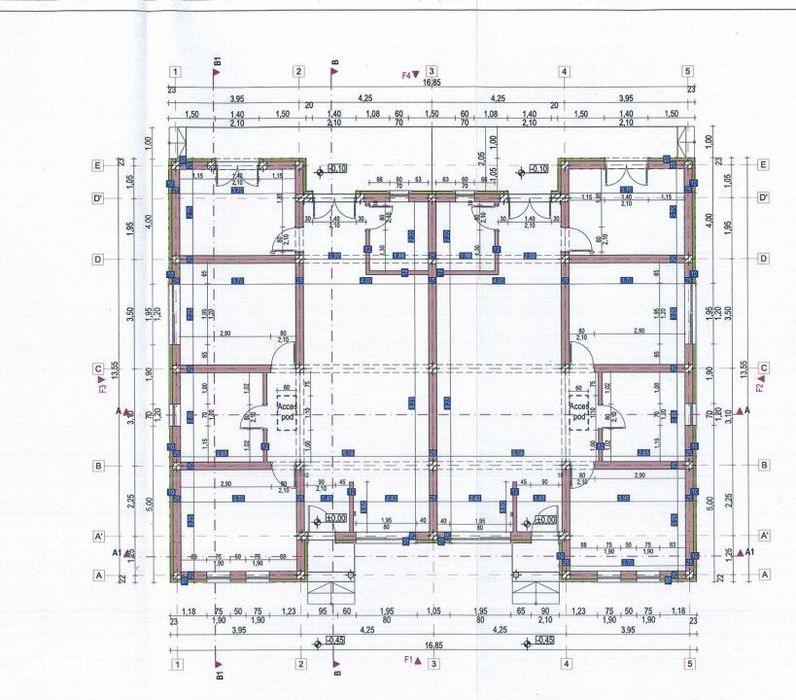 Duplex pe parter 4 camere si 2 bai - Mosnita Noua in zona foarte buna