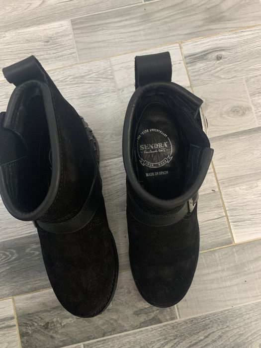 Botine piele întoarsă mărimea 35