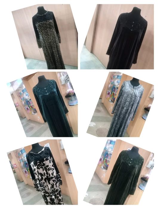 Платья пон-бархат (королевский велюр)