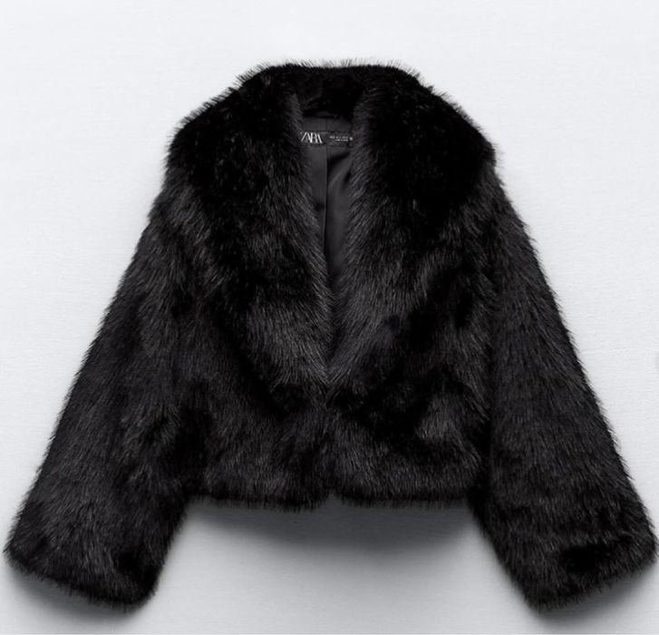 Палто от изкуствен косъм, ZARA