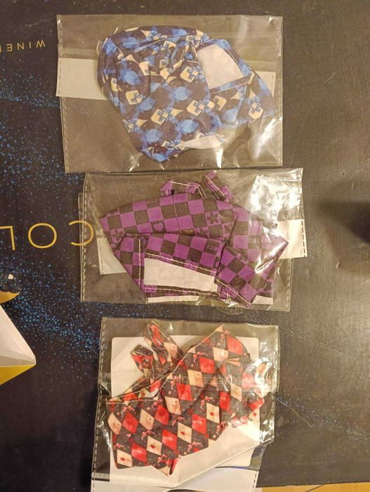 3 броя дрешки за кукли лабубу