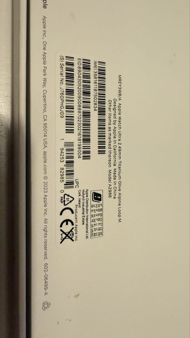 Apple Watch Ultra 2 Titanium
