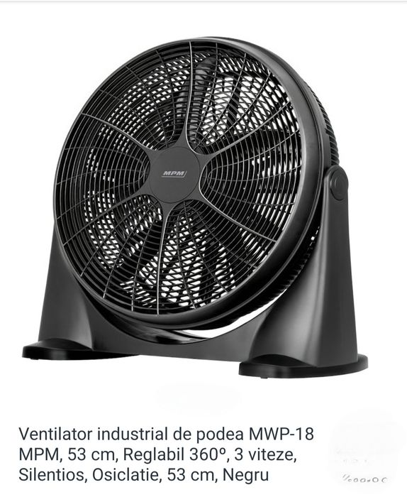 Vând două ventilatoare mari.