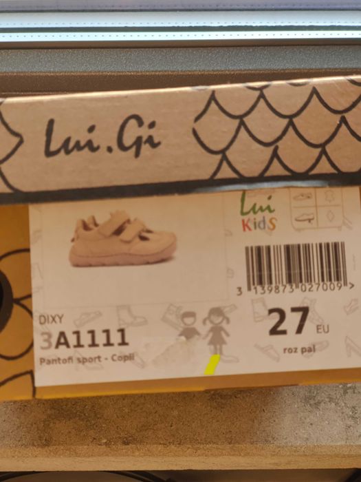 Sandale noi din piele, măr 27