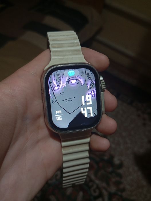 smart watch x8 ultra holati yaxshi sovg'a sifatida zaryadlovchi