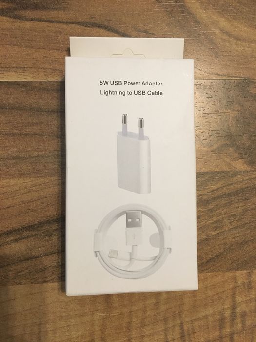 Încărcător Apple original 5W + cablu Lightning – sigilat