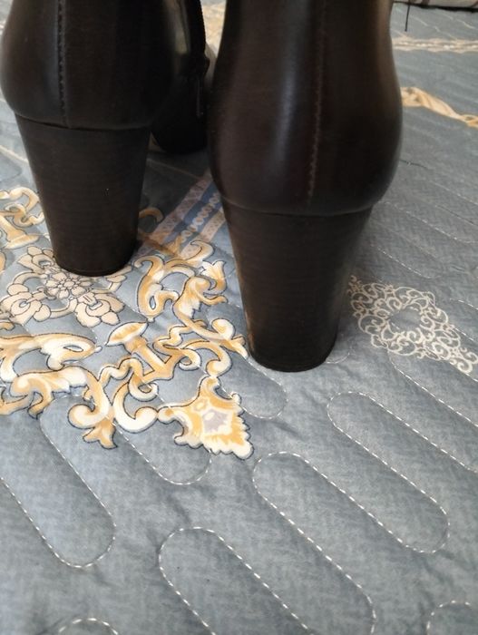 Сапоги кожаные модельные