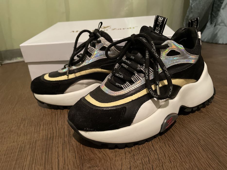 Маратонки от естесвена кожа Massimo Zardi