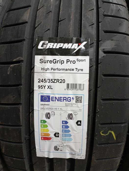 Set Anvelope Gripmax 275/30/20 Cu 245/35/20 Noi De Vara