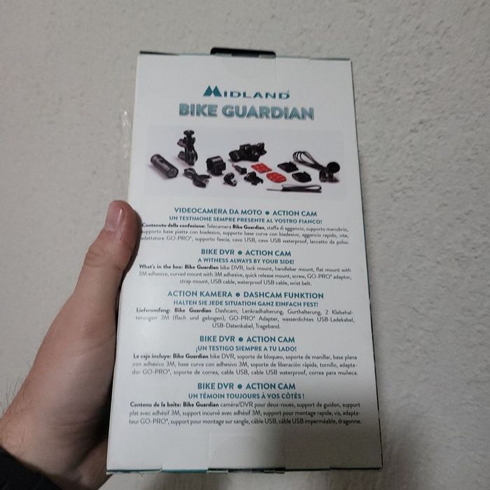 Camera moto DVR Guardian, Full HD