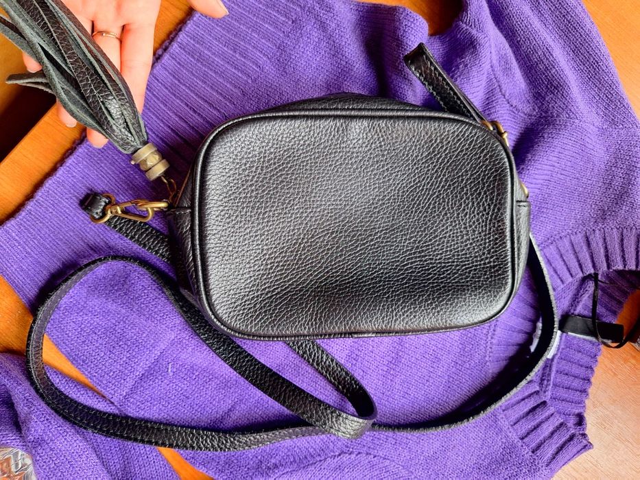 Geantă de Piele Animal Print blana de focă