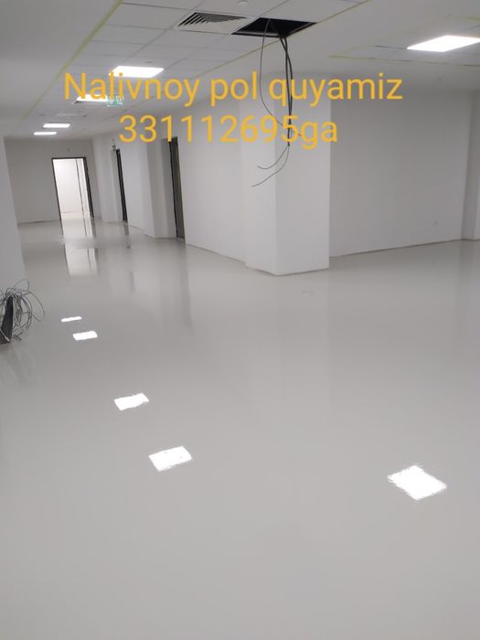 Tarket teramiz Relin yopishtiramiz Nalivnoy pol quyamiz mdf puluntuz