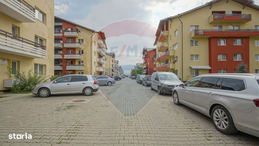 Apartament 2 camere, 53 mp, open space, mobilat&utilat, Sânpetru