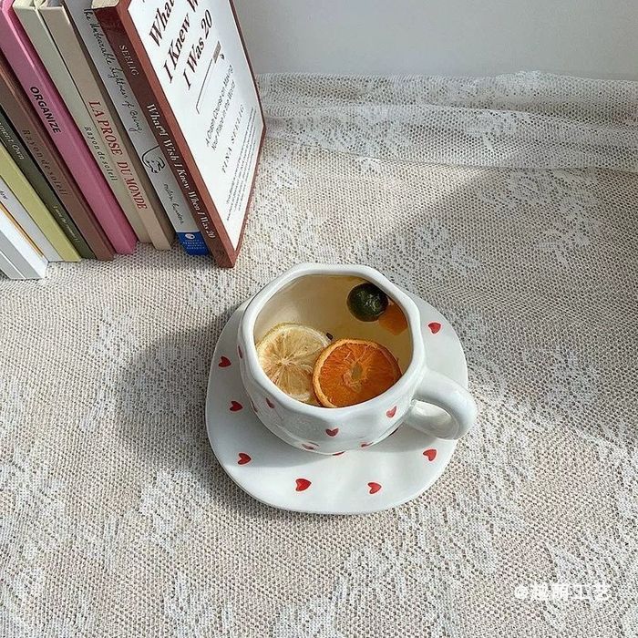 Набор кружка и блюдце