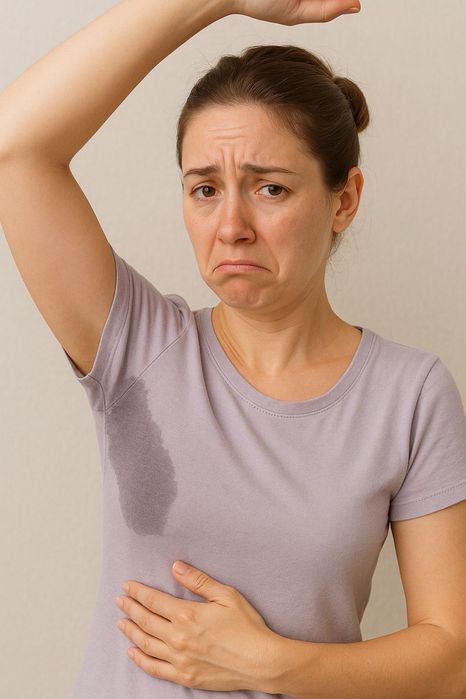 Услуга косметолога Лечение гипергидроза