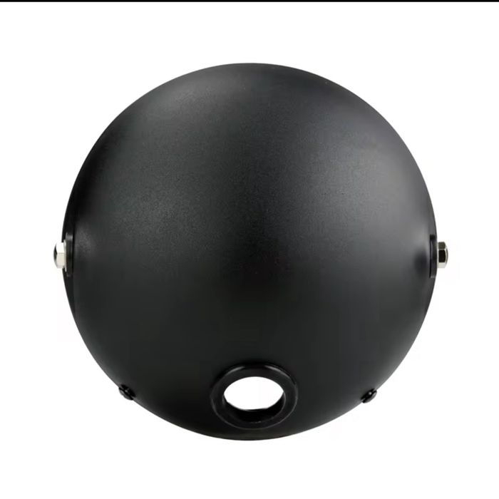 Carcasa negru mat pentru far de 7 inchi la motociclete