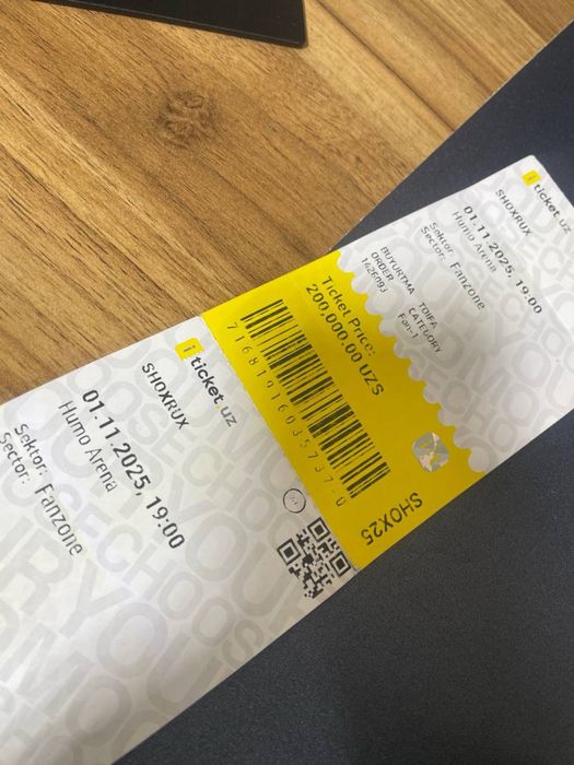билеты на концерт «Shoxrux»