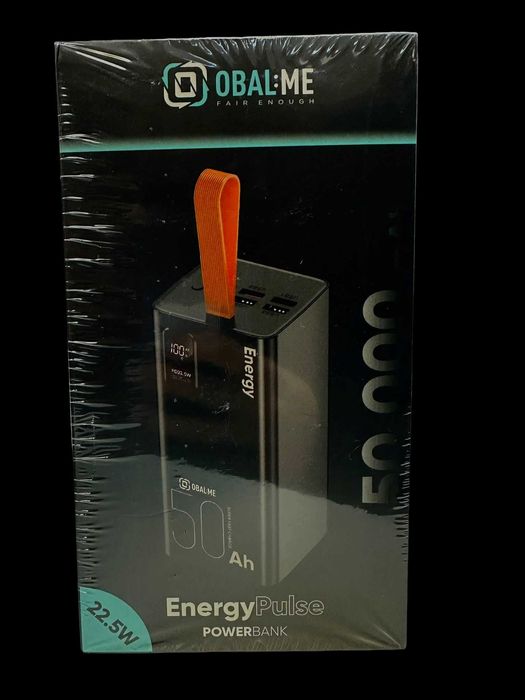 Baterie externa OBAL:ME EnergyPulse 50.000 mAh 22,5W neagra[#26840#]