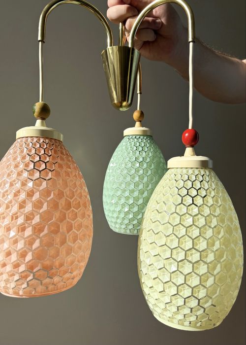 Винтажная люстра «Ананас»