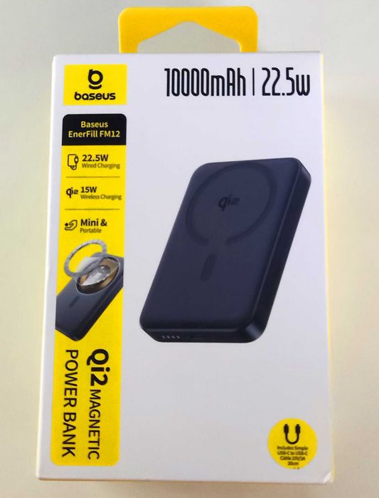 външна батерия, Power Bank 10000 mAh, 22.5W