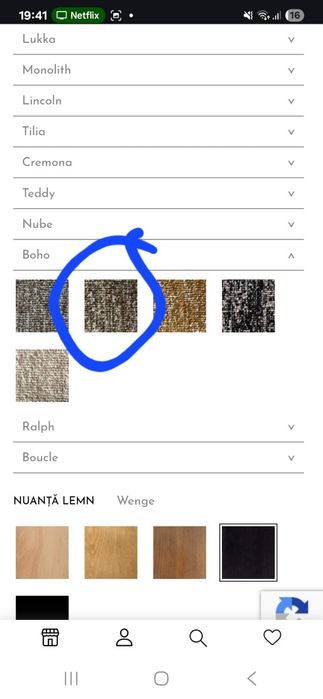 Set masa lemn masiv cu 6 scaune Atelier September