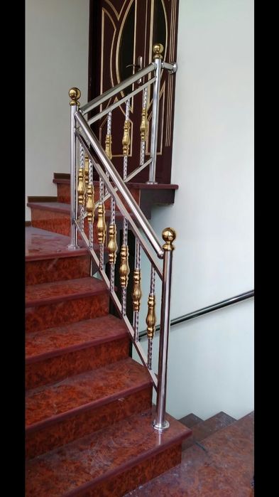 Нержавейка решотка перила панжара аргон сварка...