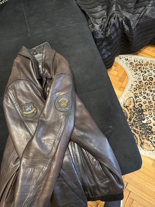 Geaca piele pilot Vanguard