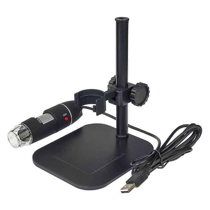 Микроскоп цифров MicroView 500x + stand, с регулируема стойка, оптично увеличение до 500X