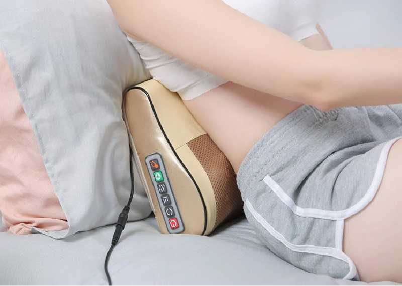 Универсальная подушка-массажер шиатсу 3 режимный