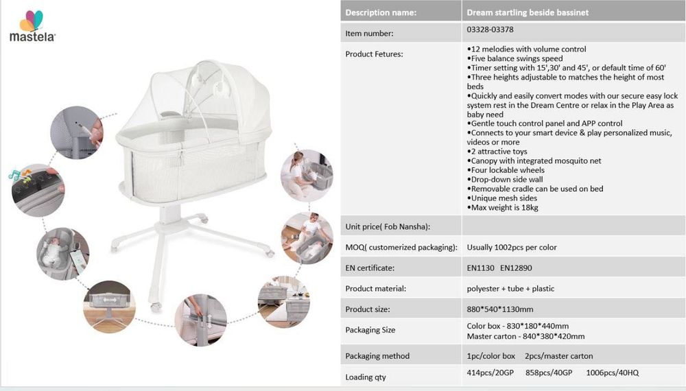 Кровать для детей, Электра люлька