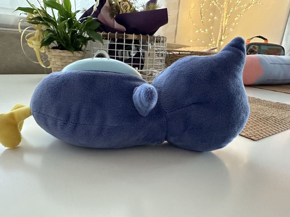 Плюшена играчка за бебета с успокояваща музика и нощна светлина