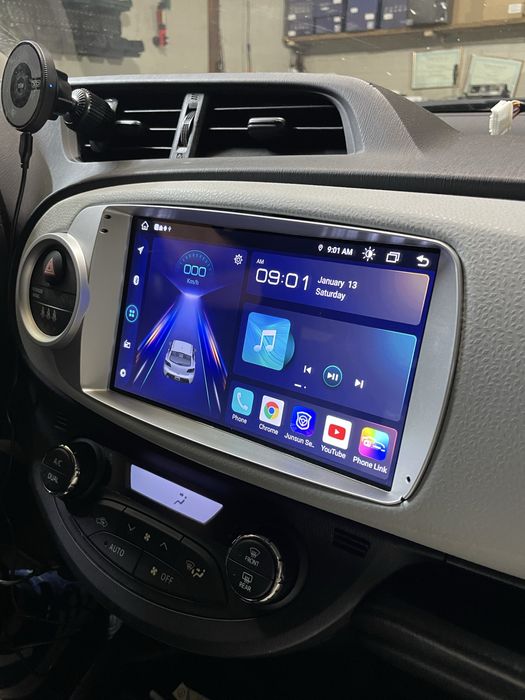 Navigatie Android Toyota Yaris  Carplay Yotube + Camera Marsarier