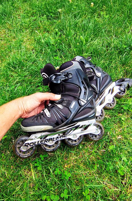 Role profesionale Rollerblade cadru metalic gheată confortabilă mărime 39 unisex