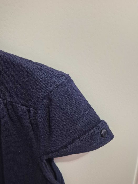 Maletă bleumarin cu mânecă scurtă