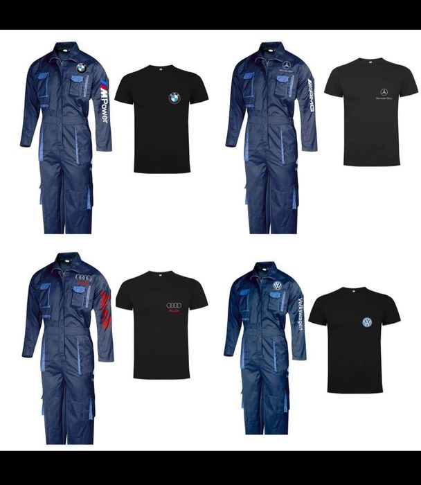 Работен гащеризон и тениска ПРОМО КОМПЛЕКТ