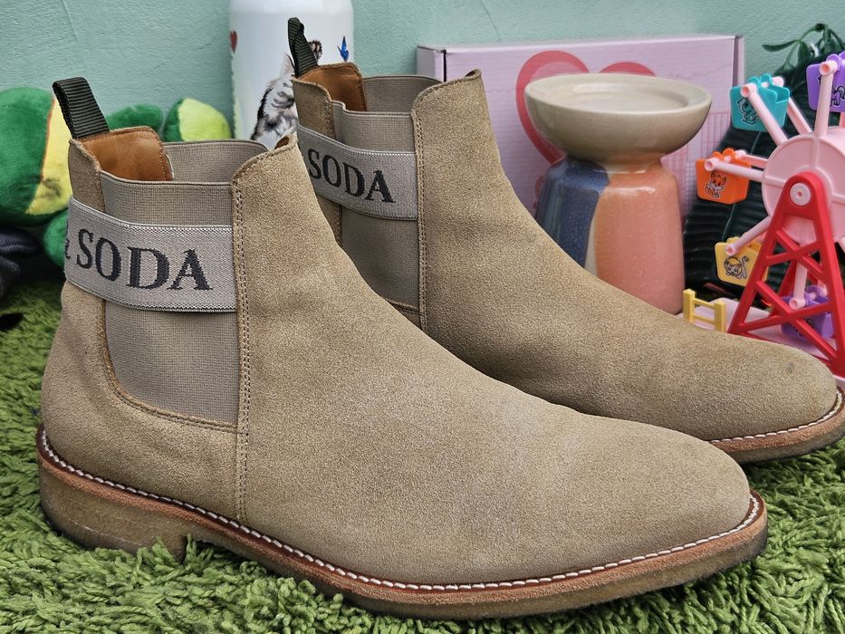 Scotch and soda боти естествен велур