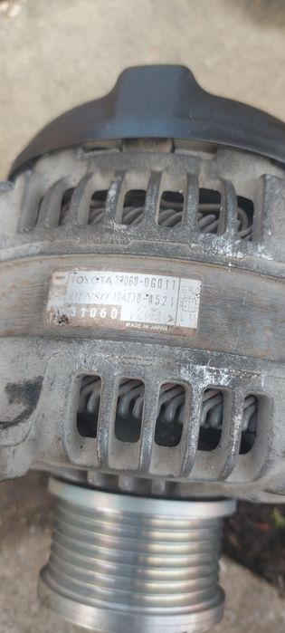 Генератор за Тойота авенсис Т25 126 коня и нагоре дизел