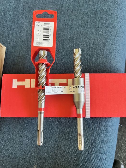 Burghiu HILTI HKD de 15 cu opritor pentru piulita expandabila m12