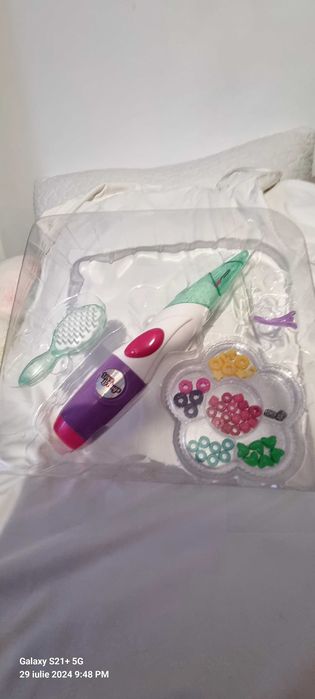 Set cu margele de par