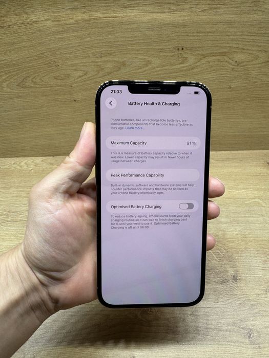 iPhone 12 PRO 512Gb Gold 91% battery life