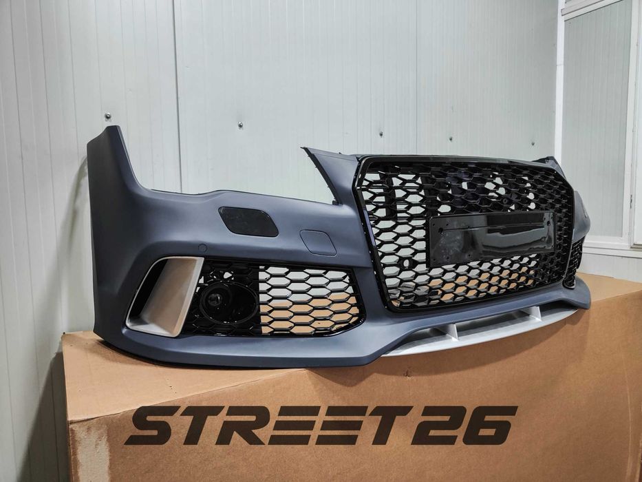 Bara fata RS Audi A7 4G (2010-2014) Cu grila RS7 negru lucios