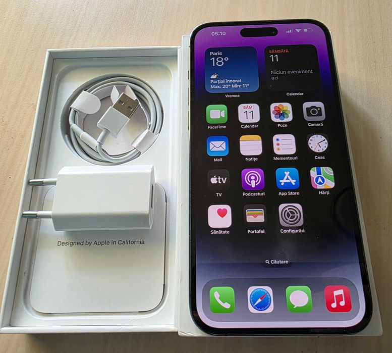 iPhone 13 Pro !,Stare foarte buna,bat .85% pachet complet+bonus