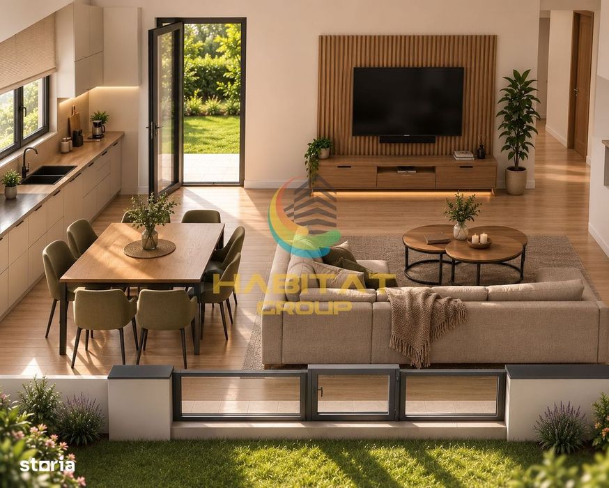 Apartament 3 camere - Gradina Proprie