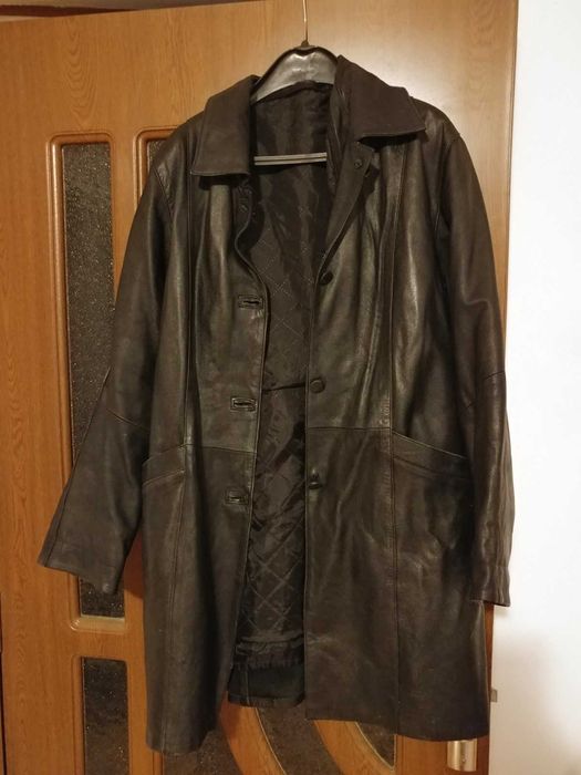 Haina piele naturala lunga femei