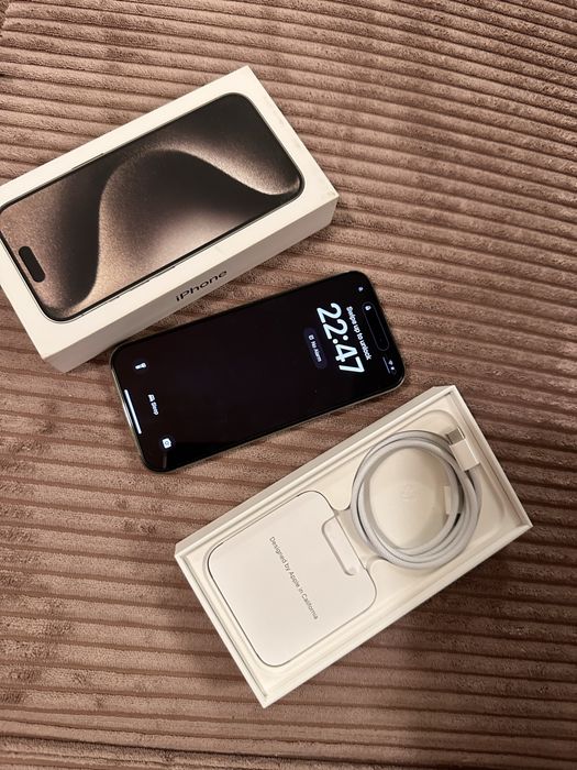 Iphone 15pro 256 gb stare perfecta baterie 86%