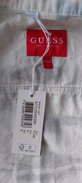 Дамски дънков елек Guess