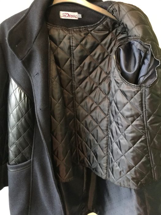 Чисто НОВО българско вълнено палто номер 52 с подплата