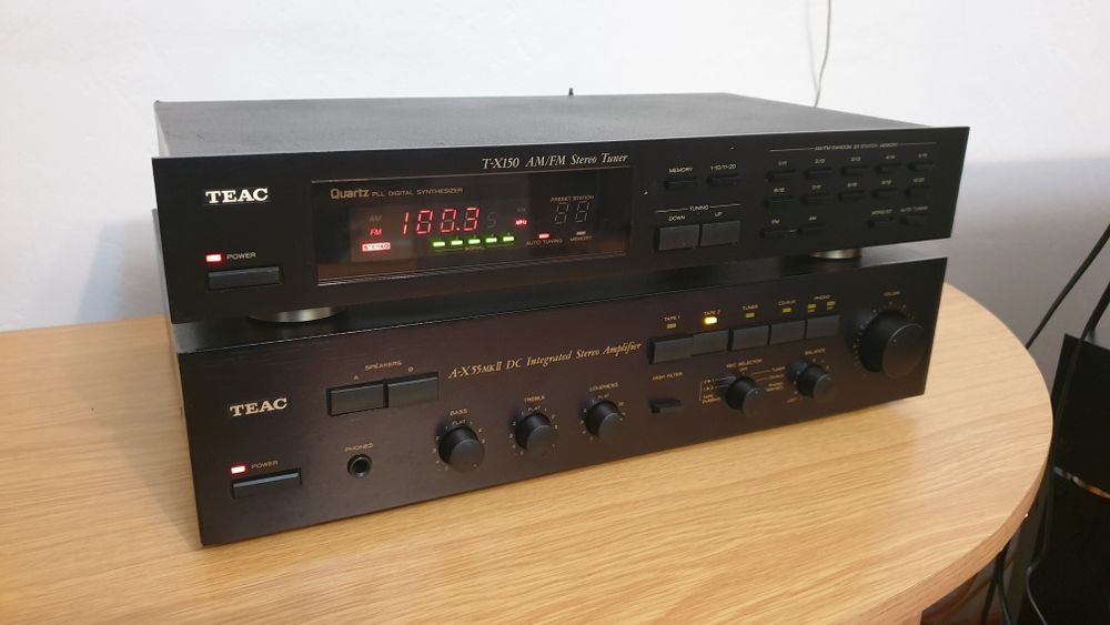 Amplificator TEAC A-X55 MK II și tuner TEAC T-X150