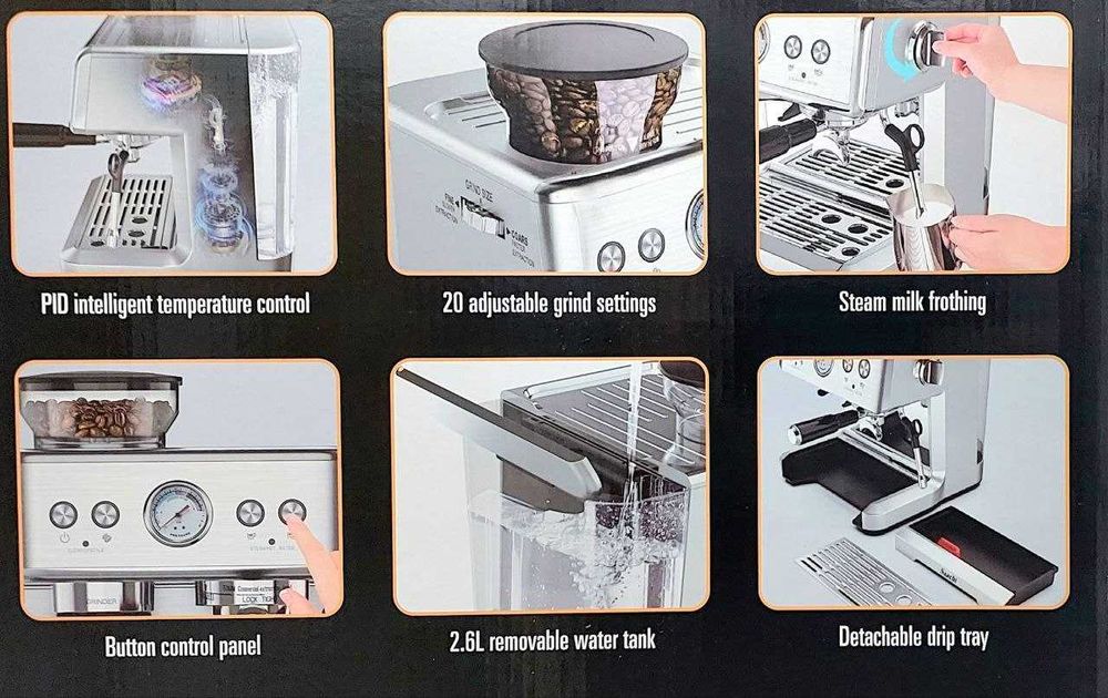 Кофемашина Saachi NL-Cof-7070 объем бака на 2.6 литра.