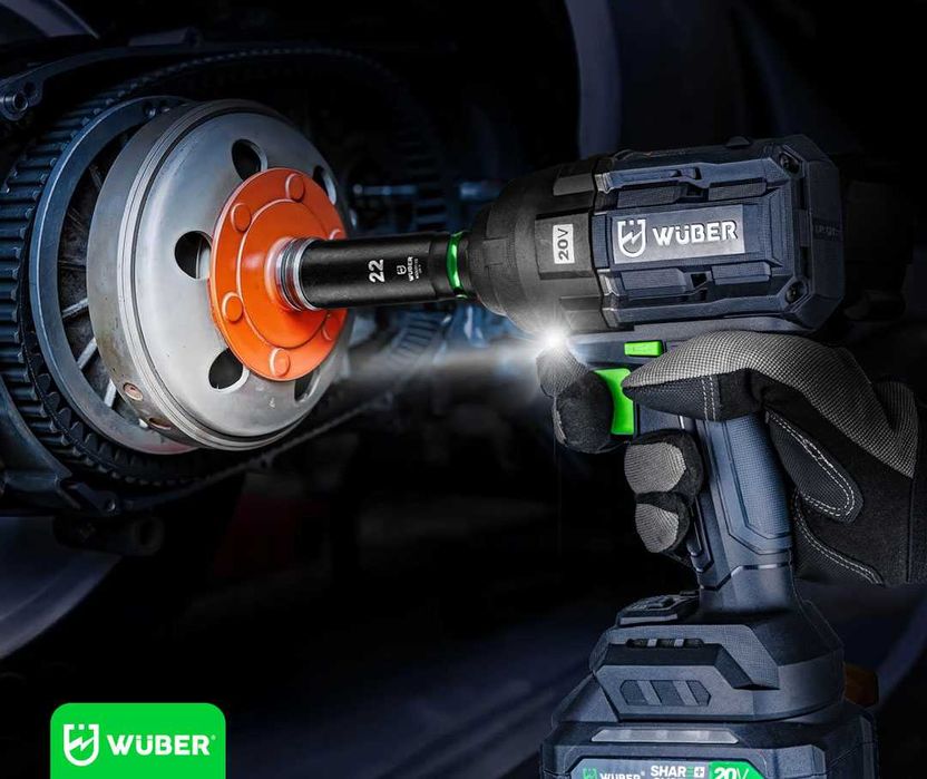 Set chei tubulare impact 1/2” Wuber, 16 piese